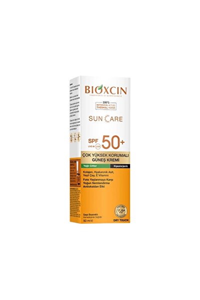 Bioxcin Sun Care Yağlı Ciltler İçin Güneş Kremi Spf 50+ 50 ml Yağlı Ciltler İçin Güneş Kremi Bioxcin