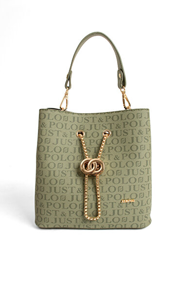 Just Polo Vegan Leather 3 Compartments - Adjustable Long Strap Hand and Shoulder Bag, Wallet Combination PBU560202