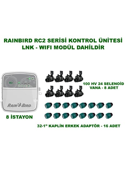 Genel Markalar Rc2-8 İstasyon İç Mekan Kontrol Ünitesi 100 HV Selenoid Vanalı...