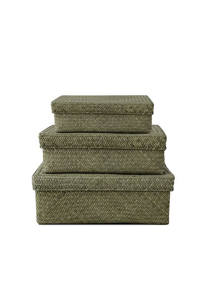 HOMİNG Homing 3 - Multi-Purpose Wicker Basket Organizer 241569