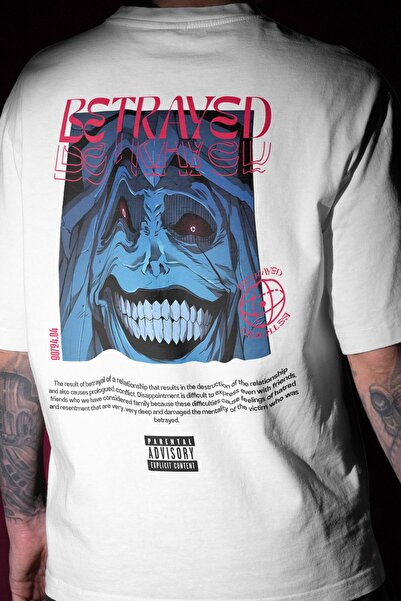 SELF CONTROL Tricou oversize unisex SOLO LEVELING Statue Of God & Betrayed | ...