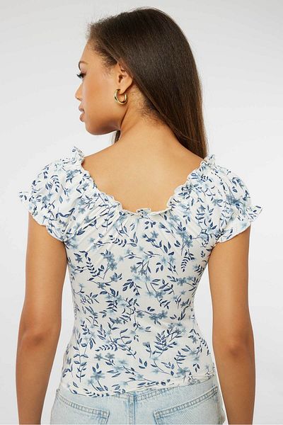 Ardene Cap Sleeve Milkmaid Top