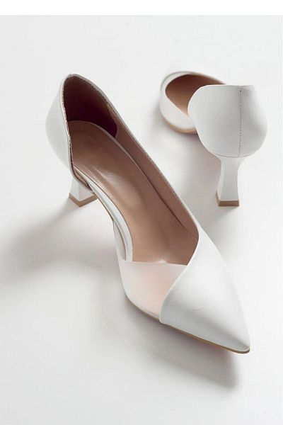 TOBAİ Orthopedic Sole Women's Skin Comfortable Heeled Shoes