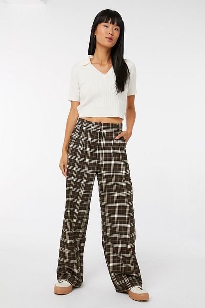 Ardene Wide Leg Tailored Pants