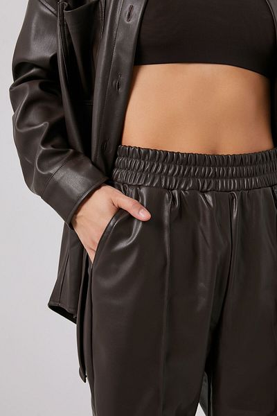 Ardene Faux Leather Joggers