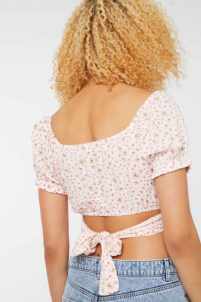 Ardene Ditsy الأزهار التعادل الظهر الأعلى