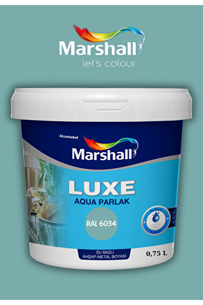 Marshall Luxe Aqua Parlak Su Bazlı Akrilik Dekoratif Dönüşüm Boyası 0,75 Litr...