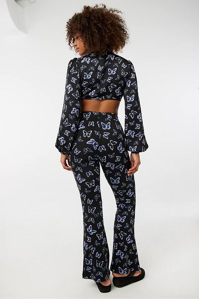 Ardene Printed Flare Pants