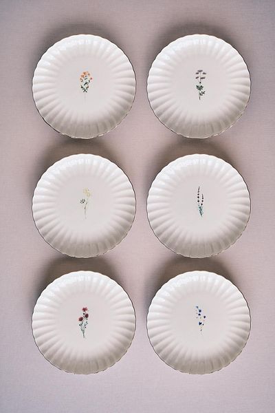 Kütahya Porselen Trndx Porcelain Tiny Miny 6 Piece 21 cm Cake Set Modatrendyx 985310
