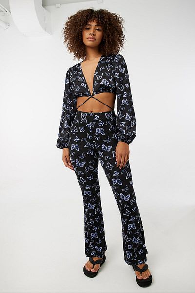Ardene Printed Flare Pants