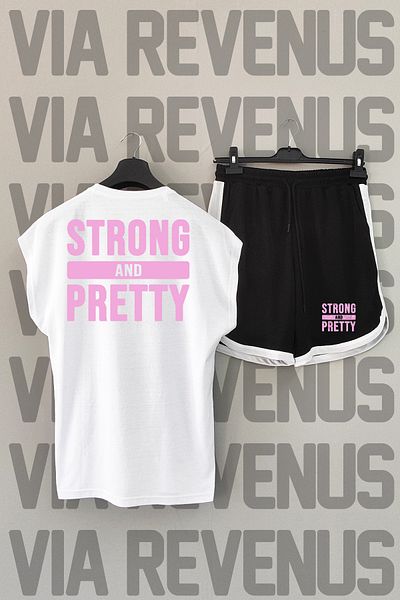 Vordevia Back Printed Black Sports T-shirt and Shorts - Crew Neck, Stylish and Strong