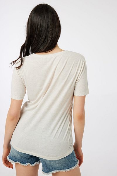 Ardene تي شيرت طويل من مزيج الكتان