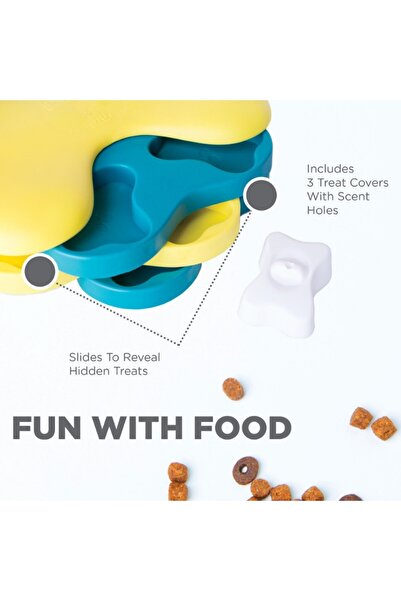 Outward Hound Dog Tornado İnteractive Puzzle Köpek Zeka Oyuncağı ve Mama Kabı