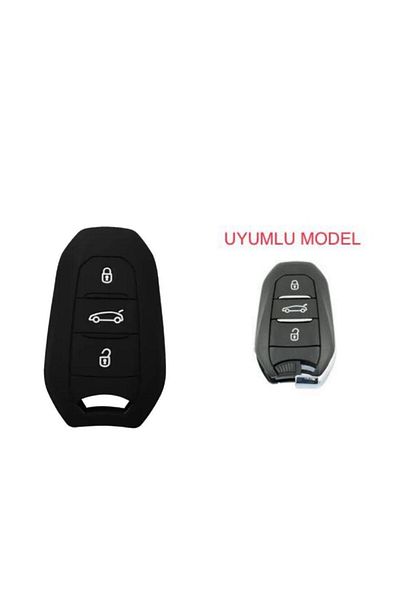 ŞENYILDIZ AKSESUAR Opel Mokka Crossland X Grandland X Combo - Silicone Key Case 2.Look At The Picture