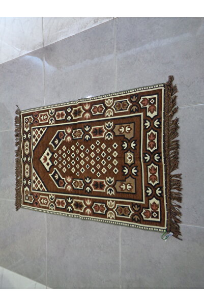 ŞAHMERDANOĞLU Şahmerdanoğlu 120x80Cm Kahverengi Kadifeden Harika Namazla, Haf...