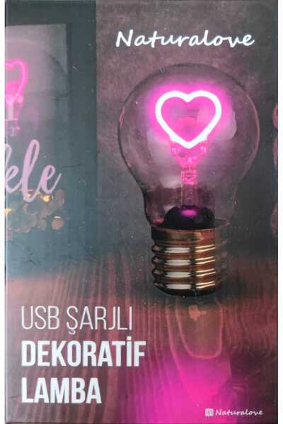 Genel Markalar ŞARJLI DEKORATİF KALP LAMBA