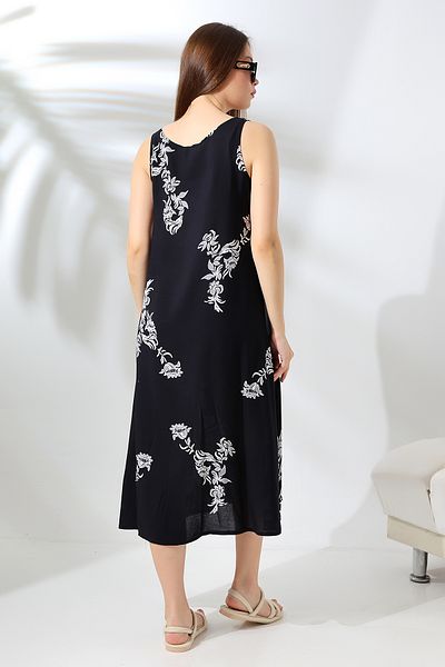 LİKAPA Καλοκαιρινό φόρεμα Viscose Strap - Likapa 2691