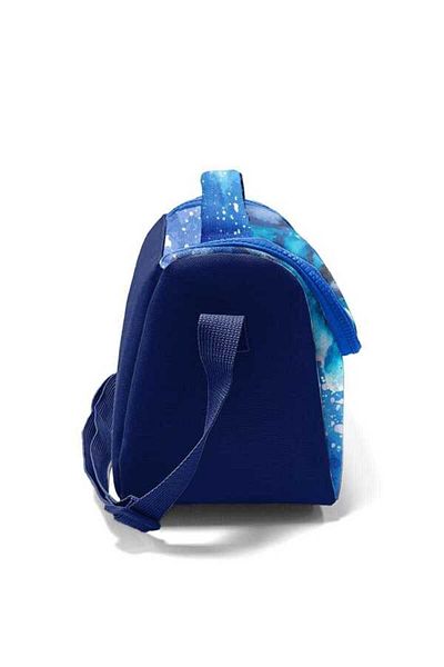 Coral High Navy Blue Wolf Patterned Thermo Kids Lunchbox - 11743