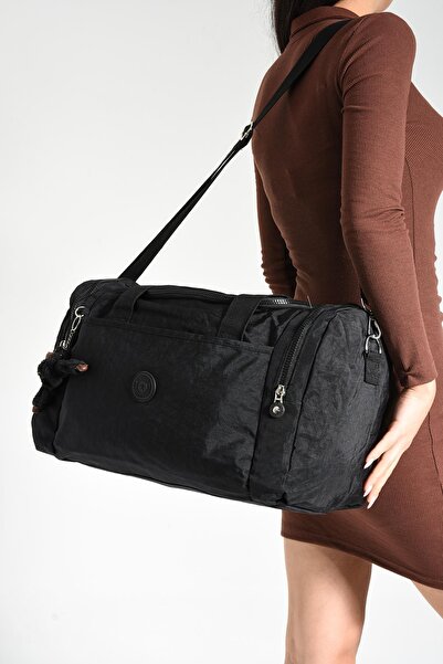 571 Collections Çanta Ultra Hafif Unisex Su Geçirmez Seyahat Spor Çantası Siy...