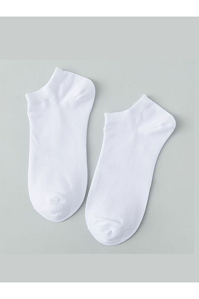 MY MENORA SOCKS 10 Pairs White Short Women's Booties Socks