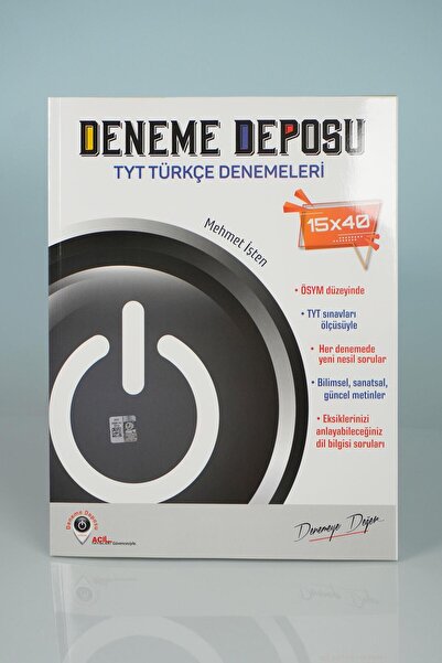 DENEME DEPOSU YAYINLARI TYT DENEME DEPOSU TÜRKÇE
