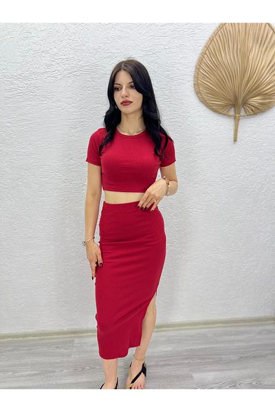 madammodabir Camisole Fabric Women's Skirt Suit