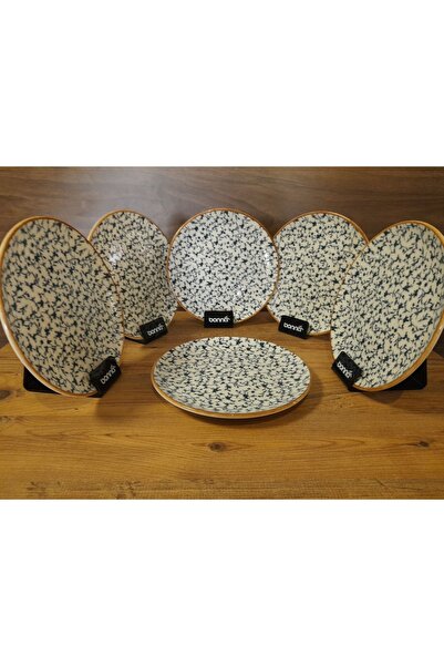Bonna Porselen Calif Seri 6'lı Tatlı Tabağı 21 Cm Clfgrm21dz