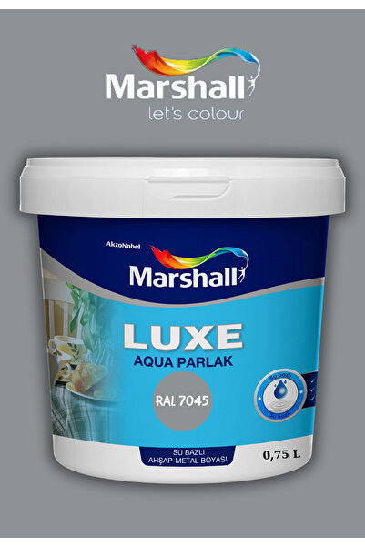 Marshall Luxe Aqua Parlak Su Bazlı Akrilik Dekoratif Dönüşüm Boyası 0,75 Litr...
