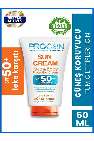 PROCSIN SPF50+ 50ML Sunscreen - Face and Body