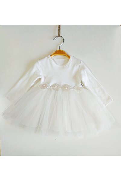 babymarkt Kız Bebek Tüllü Astarlı Elbise