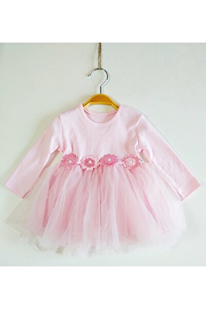 babymarkt Kız Bebek Tüllü Astarlı Elbise
