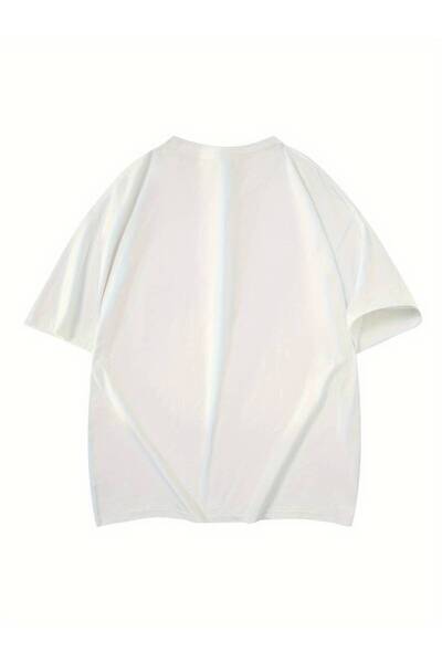 MOONBULL Μπλουζάκι Unisex Oversize με στάμπα με χαμογελαστό πρόσωπο