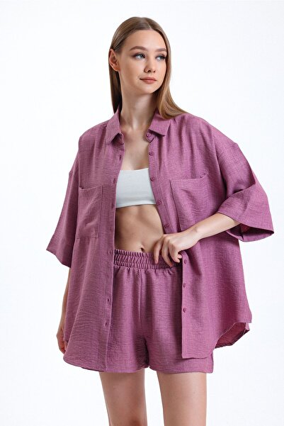 SEESAW Keten Gömlek Şort Takım