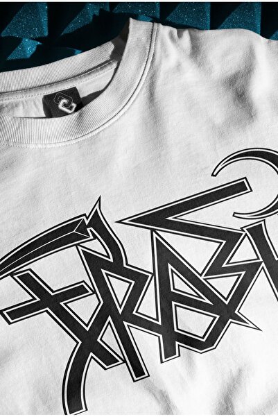 SELF CONTROL Tricou unisex supradimensionat Ghostemane Trash Gang - Imprimare...