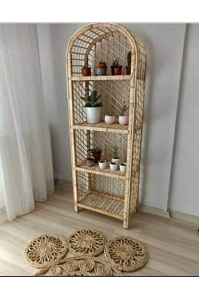 hasır bambu şemsiye Hasır Kitaplık