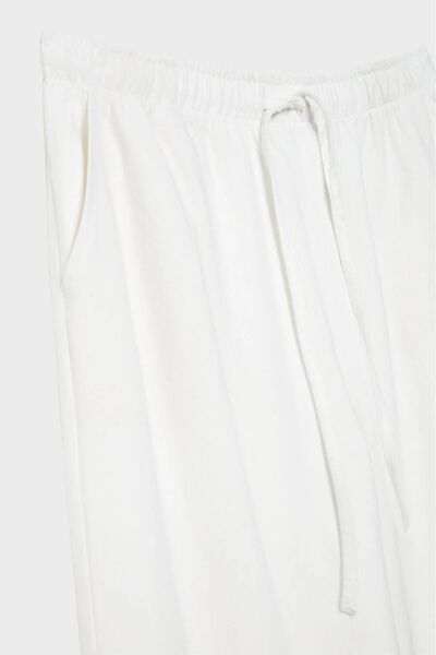 HAKKE Loose Cut Linen Blend Pants