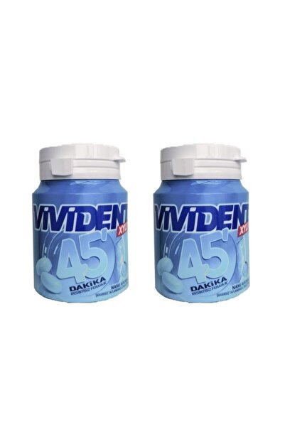 Vivident Xylit 45 Dakika Nane Aromalı Draje Sakız 67 Gr. X 2 Adet