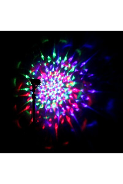 gaman Yeni Model Mini Parti Hareketli Disko Topu Ampul Gece Lambası 3 Watt E27 Duylu Renkli Disco Ampul