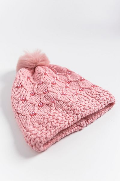 Babymod Pearl Decorated Pompom 9-15 Years Old Girl's Beret
