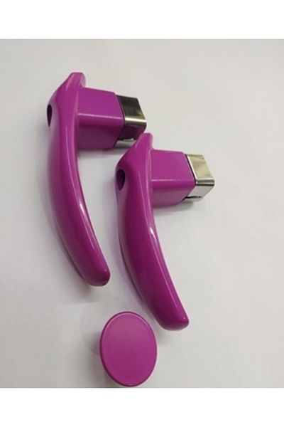 Akdeniz Purple Color Set Teapot Handle