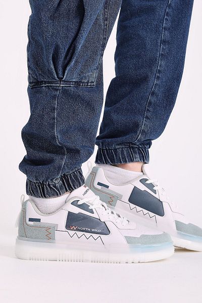 NORTH WİLD Planet Unisex Sneakers - Λευκό Μπλε