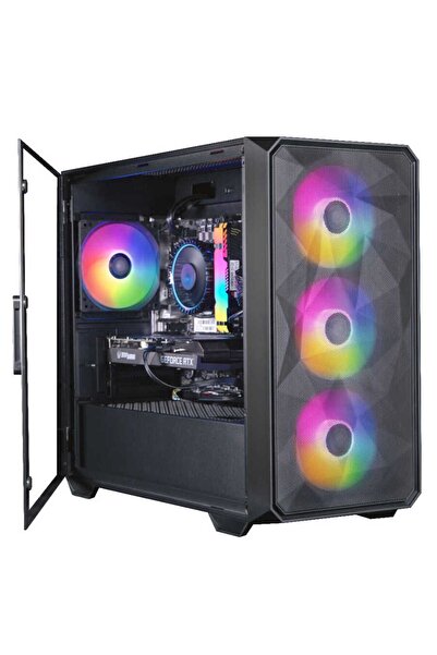 DRAGOS DRx6787 Ryzen 7 5700X 32GB 1TB NVMe 8GB RTX4060 23.8 Curved Kulaklıklı Oyuncu Bilgisyarı