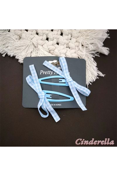 Cinderella Ανοιχτό μπλε - Σετ αγκράφες σε κορεατικό στυλ νέας σεζόν