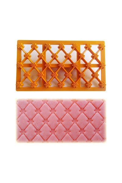 hobs Flower Patchwork Sugar Dough Printing Set Decor Mold