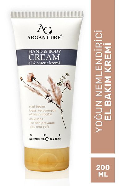 Argan Cure 200 Ml Intensive Moisturizing Hand Care Cream