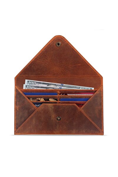 Otto Genuine Leather Large Size Envelope Wallet