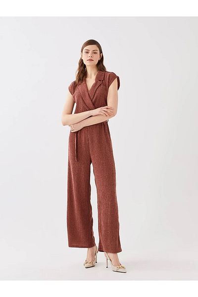 LC Waikiki Γυναικεία ίσια φόρμα με διπλό γιακά Vision