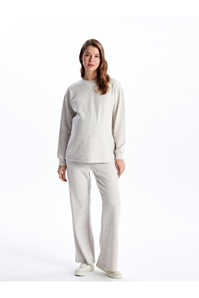 LC Waikiki LCWAIKIKI Maternity Beli Lastikli Düz Hamile Eşofman Altı