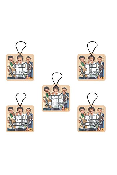 Jethızında 5'li Set Gta Arabesk Tasarımlı Oto Kokusu