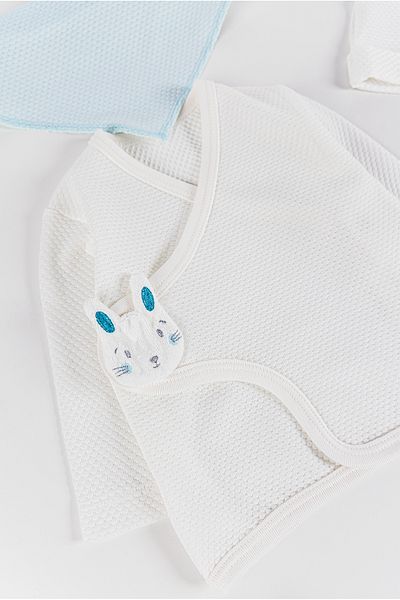 Babymod Figured Self Patterned 5-Piece Baby Hospital Outlet Baby Set